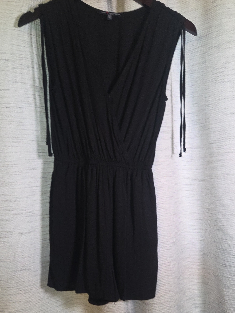 One Clothing Black Women's Top with V-Neck